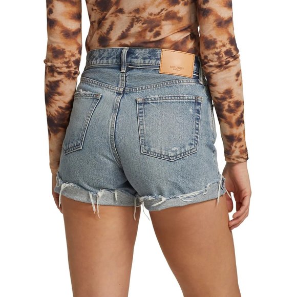 NEW Moussy Vintage Women's Size 28 (4-6) Upland Distressed Denim Shorts, NWT - Picture 4 of 7